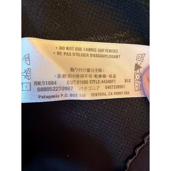 Patagonia Womens XS Black Base Layer Under wear Leggings - Picture 4 of 5